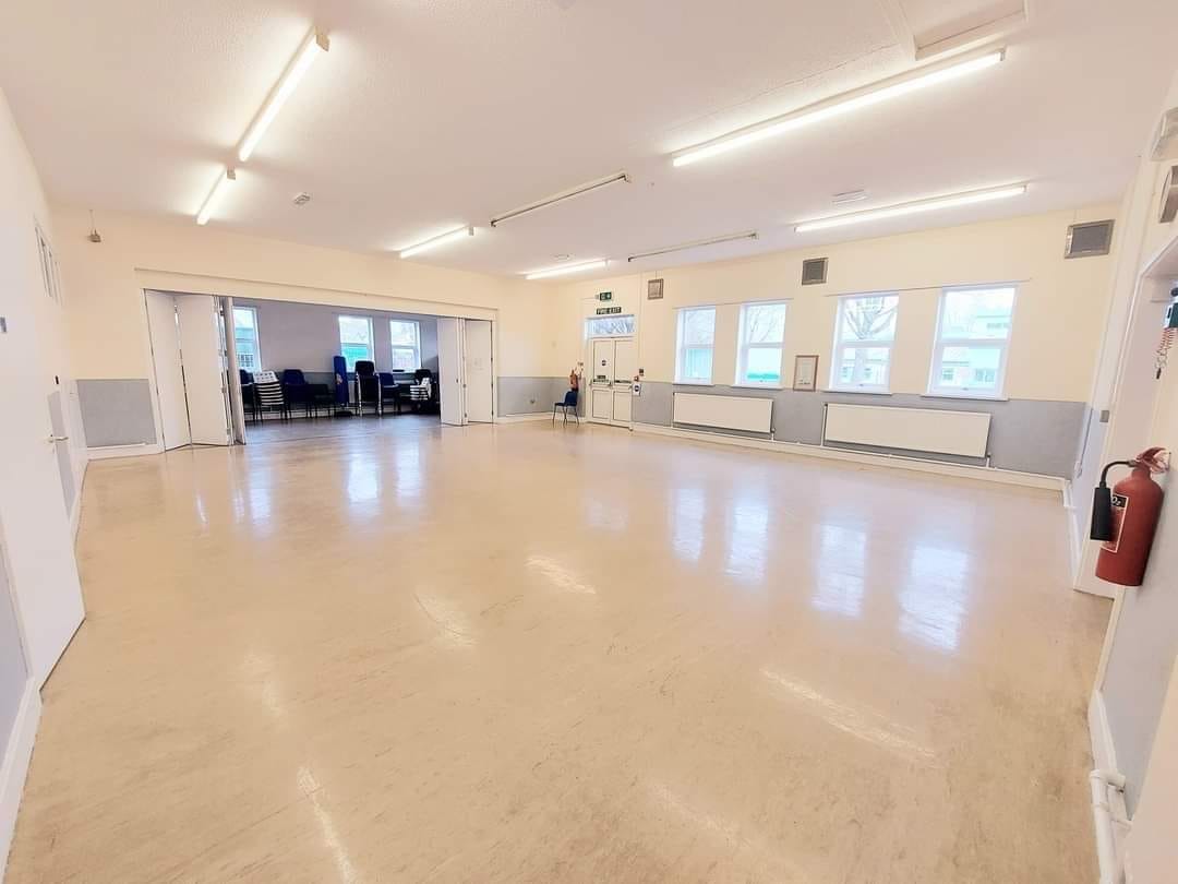 View from corner of hall