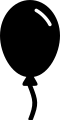 Party balloon icon